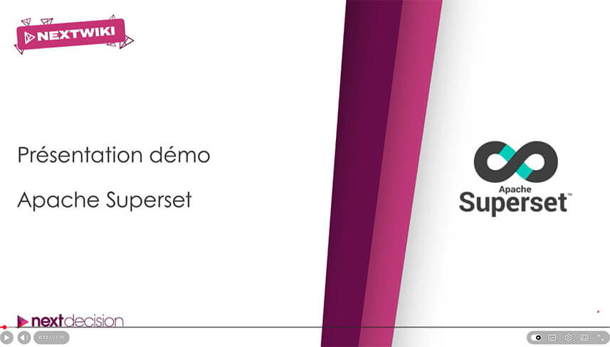 Présentation Démo d'Apache Superset
