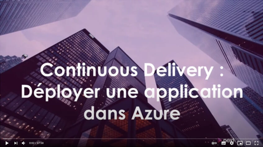 Continuous Delivery : Déployer une application dans Azure