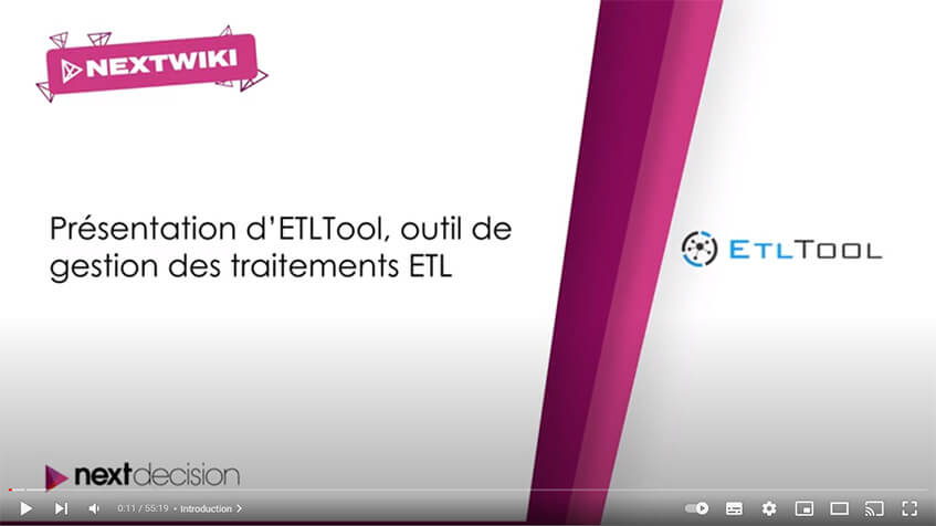 Présentation Démo d’ETLTool, outil de gestion des traitements ETL