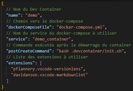Mise en place d’un environnement de développement Dev Container VS Code