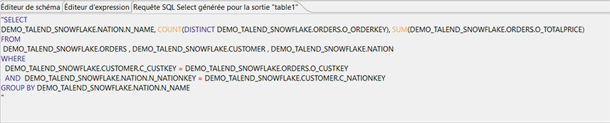 Intégration de données avec Talend et Snowflake